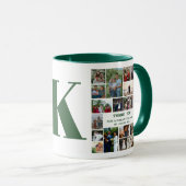 Eenvoudige fotocollage | Familiemonogrammen Keepom Mok (Voorkant rechts)