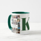 Eenvoudige fotocollage | Familiemonogrammen Keepom Mok (Voorkant links)