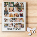 Eenvoudige Fotocollage Gepersonaliseerde Instagram Legpuzzel<br><div class="desc">Leg uw dierbare herinneringen vast met deze eenvoudige fotocollage-Afbeelding gepersonaliseerde puzzel. Met ruimte voor uw favoriete foto's, deze puzzel creëer een prachtige visuele weergave van uw speciale momenten. Personaliseer het met uw eigen afbeeldingen om een uniek geschenk te maken voor vrienden, familie of zelfs uzelf. Perfect voor verjaardagen, jubilea, of...</div>