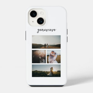 Eenvoudige fotocollage Modern iPhone 14 Hoesje