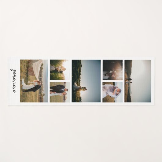 Eenvoudige fotocollage Modern Yogamat (Voorkant (horizontaal))