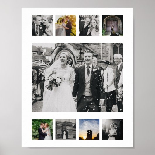 Eenvoudige fotocollage poster (Voorkant)