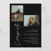 Eenvoudige fotografie met modern script (Achterkant)