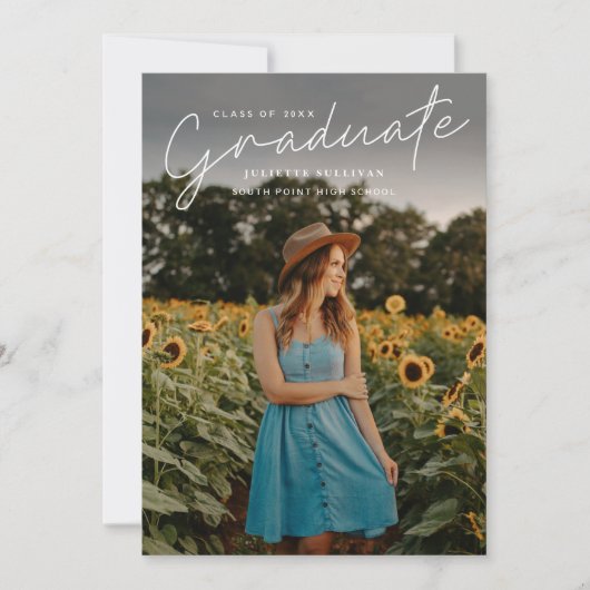 Eenvoudige fotografie met modern script (Voorkant)