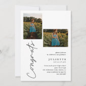 Eenvoudige fotografie met modern script (Achterkant)