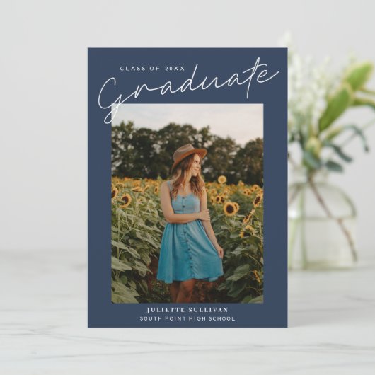 Eenvoudige fotografie met modern script (Staand voorkant)