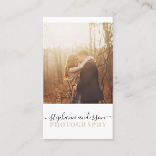 Eenvoudige fotografie visitekaartje