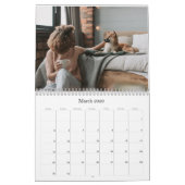 Eenvoudige Fotografische 2025 Wandkalender Kalender (Mar 2026)