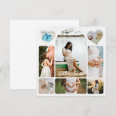 Eenvoudige fotokolonie moeder om bekend te worden  kaart (Voorkant / Achterkant)