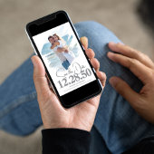 Eenvoudige Fotokwaststreken Save the Date Huwelijk