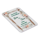 Eenvoudige Fotomagneet van huwelijksuitnodiging Magneet (Rechterzijde)