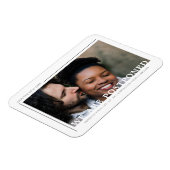 Eenvoudige fotominimalistische nieuwe datum uitges magneet (Linkerzijde)