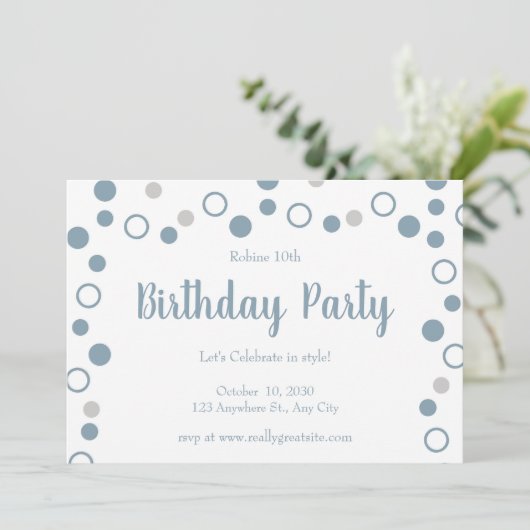 Eenvoudige fotominimalistische verjaardag kaart (Staand voorkant)