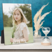 Eenvoudige fotonaam fotoplaat (Zijkant)