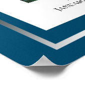 Eenvoudige fotoposter 'Ter nagedachtenis' Poster (Hoek)