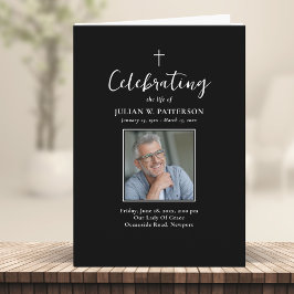 Eenvoudige foto's Klassieke begrafenis Orde van Se Programma