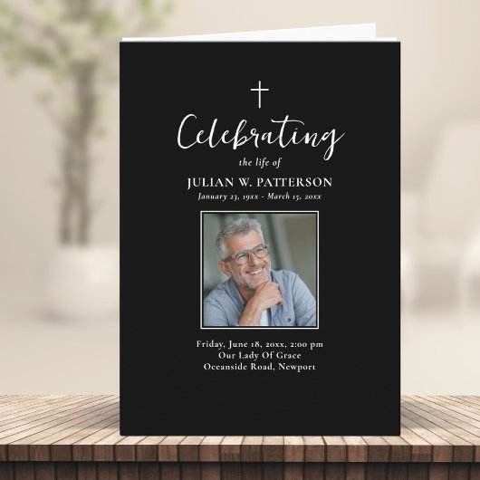 Eenvoudige foto's Klassieke begrafenis Orde van Se Programma