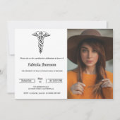 Eenvoudige fotoschool van het afstuderen van de ge aankondiging (Voorkant)