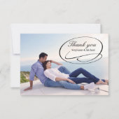 Eenvoudige fotospoeling - 3x5 Dank u Bedankkaart (Voorkant)