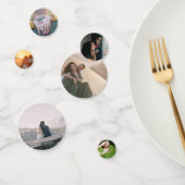 Eenvoudige fotothematabel confetti (Groep)