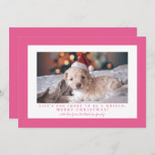 Eenvoudige Franse rozenlijst fotolijst  Feestdagenkaart (Voorkant / Achterkant)