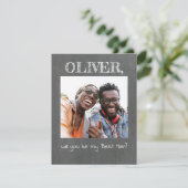 Eenvoudige Fun Wil je mijn getuige zijn foto (Staand voorkant)