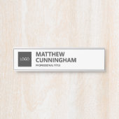 Eenvoudige functie voor aangepaste Logo Deurbordje (Voorkant)