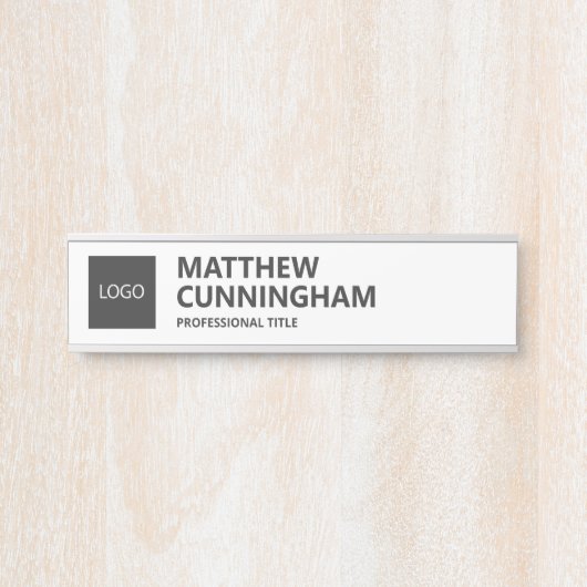 Eenvoudige functie voor aangepaste Logo Deurbordje (Voorkant)