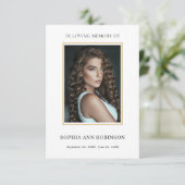 Eenvoudige funderale gedenkzucht (Staand voorkant)