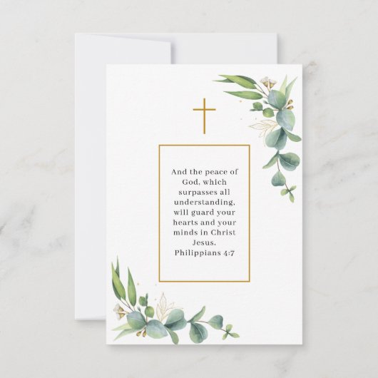 Eenvoudige funderale gedenkzucht (Achterkant)