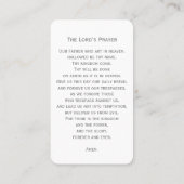 Eenvoudige funderale gedenkzucht visitekaartje (Achterkant)