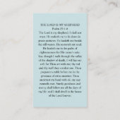 Eenvoudige funderale gedenkzucht visitekaartje (Achterkant)