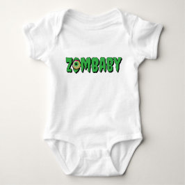 Eenvoudige Funny Punny Schattigee 'ZomBaby' Zombie Romper