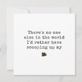 Eenvoudige Funny Vaderdag van Dog Feestdagenkaart (Voorkant)