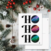 Eenvoudige Galaxy Bold HO HO HO HO Kerstmis Feestdagenkaart