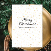 Eenvoudige Galaxy Bold HO HO HO HO Kerstmis Feestdagenkaart