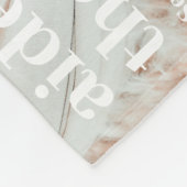 Eenvoudige galerij van drie gepersonaliseerde foto fleece deken (Hoek)