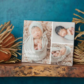 Eenvoudige galerij van drie gepersonaliseerde foto fotoplaat (Zijkant)