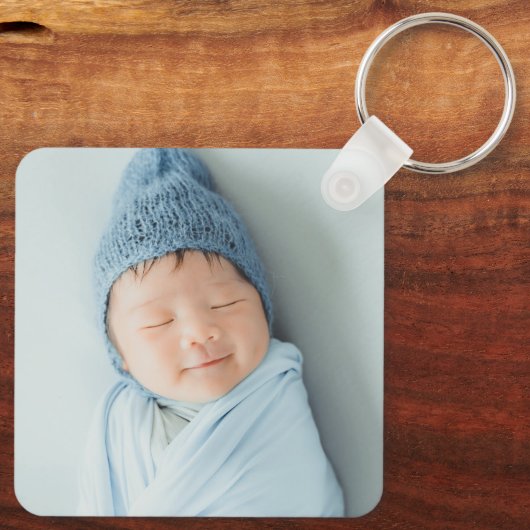 Eenvoudige galerij van drie gepersonaliseerde Sleu Sleutelhanger (Achterkant)