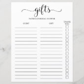 Eenvoudige gastenlijst log tracker script (Voorkant)