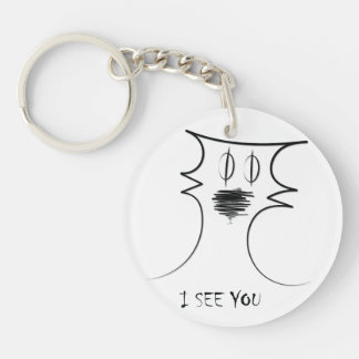 Eenvoudige Gaze Tee Sleutelhanger