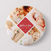 Eenvoudige, geavanceerde, aangepaste foto voor Moe Ronde Button 7,6 Cm (Voorkant)