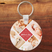 Eenvoudige, geavanceerde, aangepaste foto voor Moe Sleutelhanger (Voorkant)