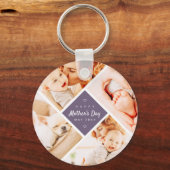 Eenvoudige, geavanceerde, aangepaste foto voor Moe Sleutelhanger (Voorkant)