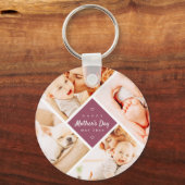 Eenvoudige, geavanceerde, aangepaste foto voor Moe Sleutelhanger (Voorkant)