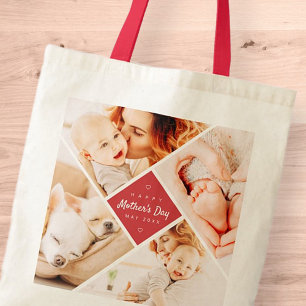 Eenvoudige, geavanceerde, aangepaste foto voor Moe Tote Bag