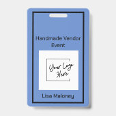 Eenvoudige gebeurtenis van uw aangepaste fabrieksv badge (Voorkant)