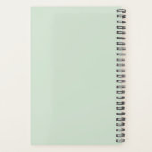 Eenvoudige, gebluste breedtegraad met briefing in planner (Achterkant)