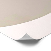 Eenvoudige gebogen lijnkunst - minimalistische boo poster (Hoek)