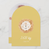 Eenvoudige geboorte: Kleine Leeuw Kaart (Voorkant / Achterkant)